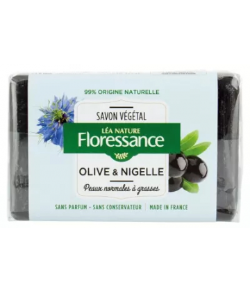 Floressance Savon Végétal Olive & Nigelle 200 g