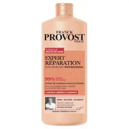 Franck Provost Expert Réparation Soin Démêlant Cheveux Abimés & Cassants 450 ml
