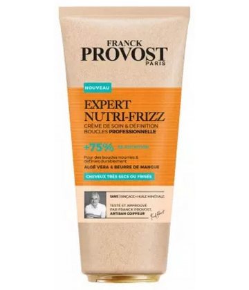Franck Provost Expert Nutri-Frizz Crème de Soin & Définition Boucles Cheveux Tres Secs ou Frisés 200 ml