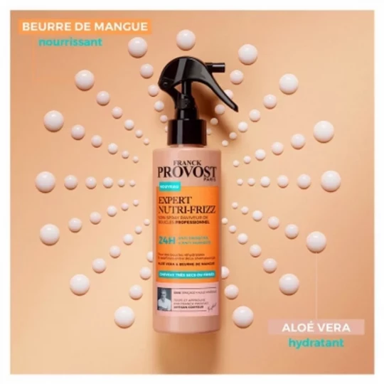 Franck Provost Expert Nutri-Frizz Soin Raviveur des Boucles Cheveux Tres Secs ou Frisés 24h 190 ml - image 3