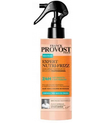 Franck Provost Expert Nutri-Frizz Soin Raviveur des Boucles Cheveux Tres Secs ou Frisés 24h 190 ml