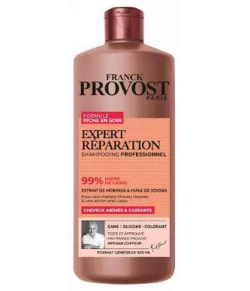 Franck Provost Expert Réparation Shampoing Cheveux Abimés & Cassants 500 ml