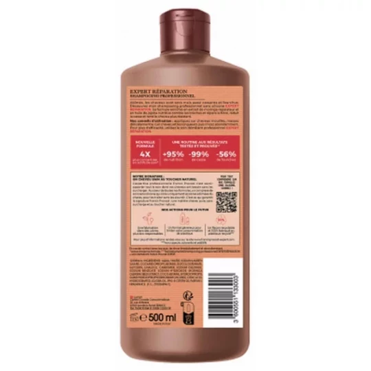 Franck Provost Expert Réparation Shampoing Cheveux Abimés & Cassants 500 ml - image 2