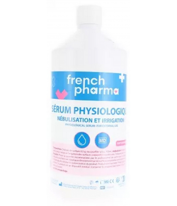 French Pharma Sérum Physiologique 1 L