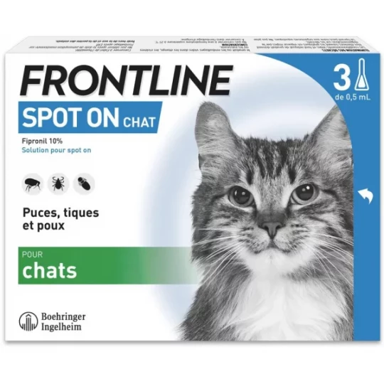 Frontline Spot-On Chat Pipettes x 3