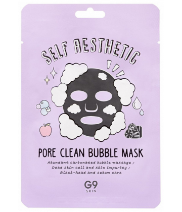 G9 Skin Self Aesthetic Masque Bulles Pores Nettoyés 23 g