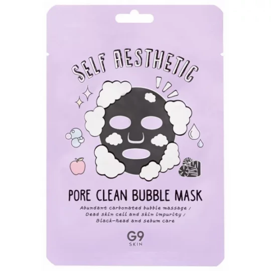 G9 Skin Self Aesthetic Masque Bulles Pores Nettoyés 23 g