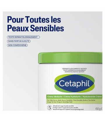 Galderma Cetaphil Crème Hydratante 450 g