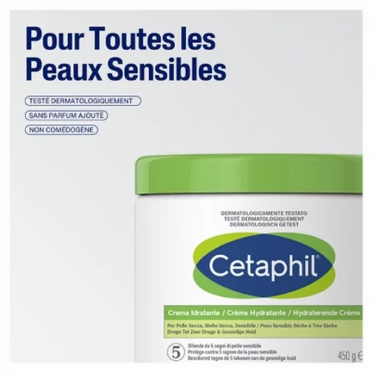Galderma Cetaphil Crème Hydratante 450 g - image 5