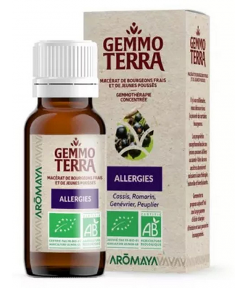 Gemmo Terra Macérat de Bourgeons Frais et de Jeunes Pousses Allergies Bio 30 ml