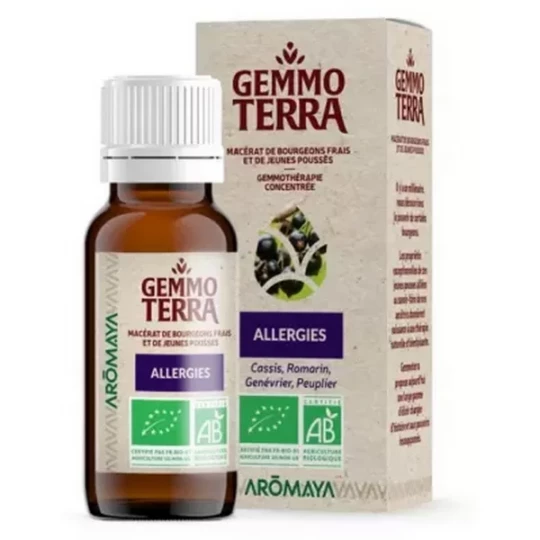 Gemmo Terra Macérat de Bourgeons Frais et de Jeunes Pousses Allergies Bio 30 ml