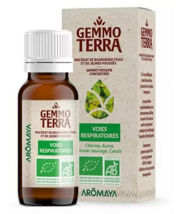 Gemmo Terra Macérat de Bourgeons Frais et de Jeunes Poussés Voies Respiratoires Bio 30 ml