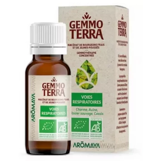 Gemmo Terra Macérat de Bourgeons Frais et de Jeunes Poussés Voies Respiratoires Bio 30 ml