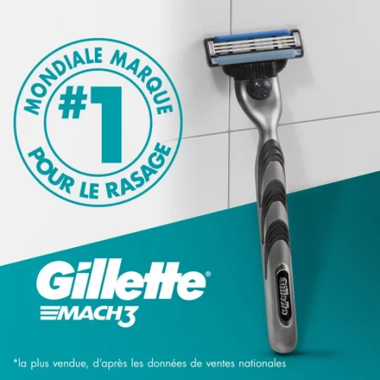 Gillette Mach3 Lames de Rasoir x 4 - image 2