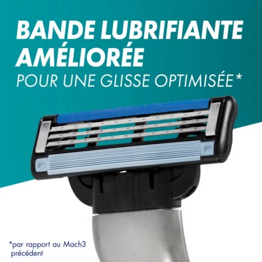 Gillette Mach3 Lames de Rasoir x 4 - image 3