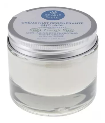 Graine de pastel Crème Nuit Régénérante Anti-Âge Bio 50 ml