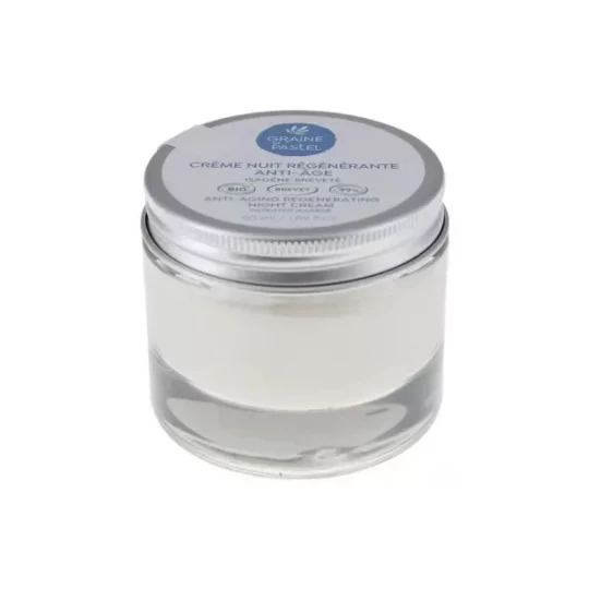 Graine de pastel Crème Nuit Régénérante Anti-Âge Bio 50 ml
