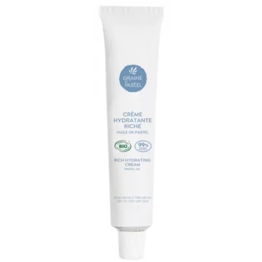 Graine de pastel Crème Hydratante Riche Bio 50 ml