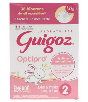 Guigoz Optipro 2 des 6 mois à 1 An 1,2 kg