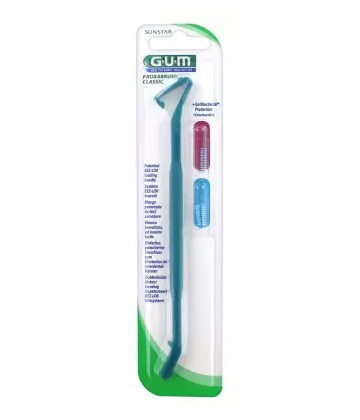 GUM Proxabrush Classic Manche Porte-Brossettes - Couleur : Vert