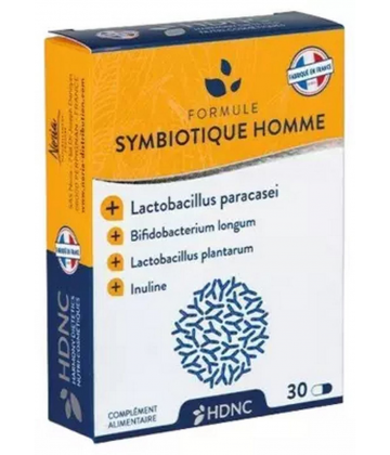 H.D.N.C Formule SymBiotique Homme Gélules x 30
