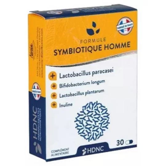 H.D.N.C Formule SymBiotique Homme Gélules x 30