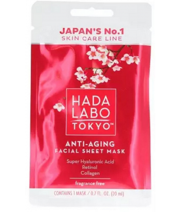 Hada Labo Tokyo Masque Tissu Anti-Âge Visage 20 ml