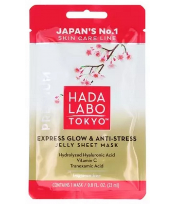 Hada Labo Tokyo Premium Masque Tissu Hydratant et Illuminant 23 ml