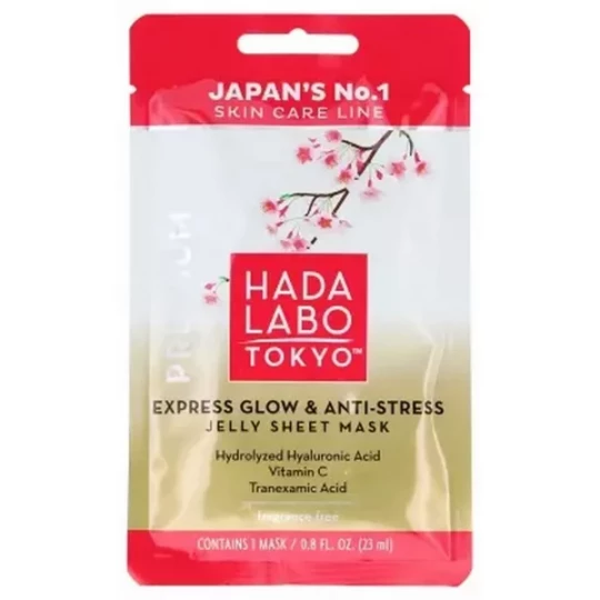 Hada Labo Tokyo Premium Masque Tissu Hydratant et Illuminant 23 ml