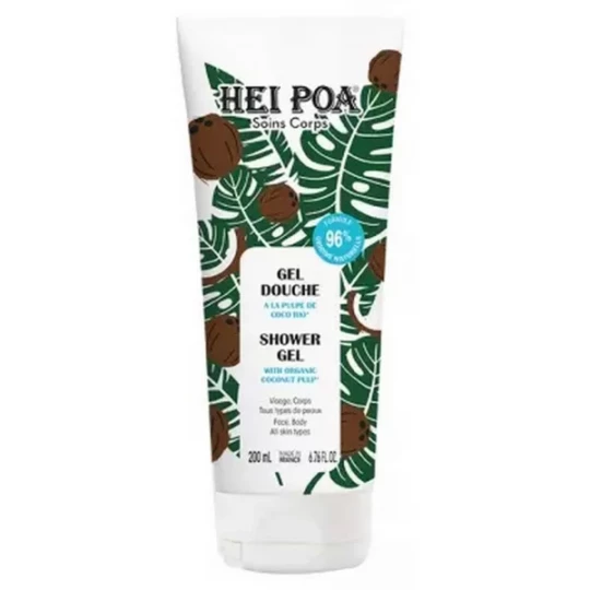 Hei Poa Gel Douche à la Pulpe de Coco 200 ml