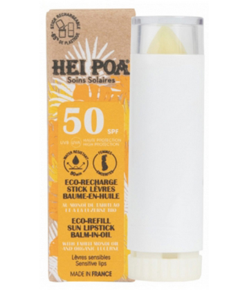 Hei Poa Stick Lèvres SPF50 Éco-Recharge 4 g