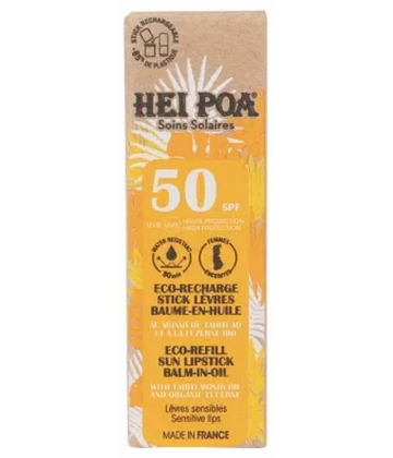 Hei Poa Stick Lèvres SPF50 Éco-Recharge 4 g