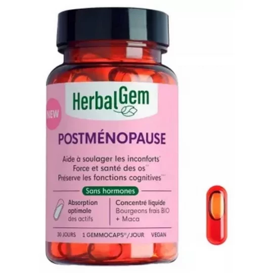 HerbalGem Postménopause Gélules x 30