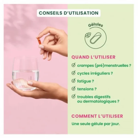 HerbalGem SPM & Confort Prémenstruel Bio Gélules x 30 - image 4