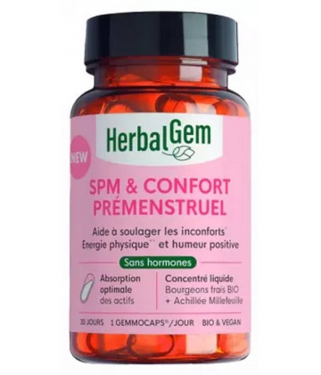 HerbalGem SPM & Confort Prémenstruel Bio Gélules x 30