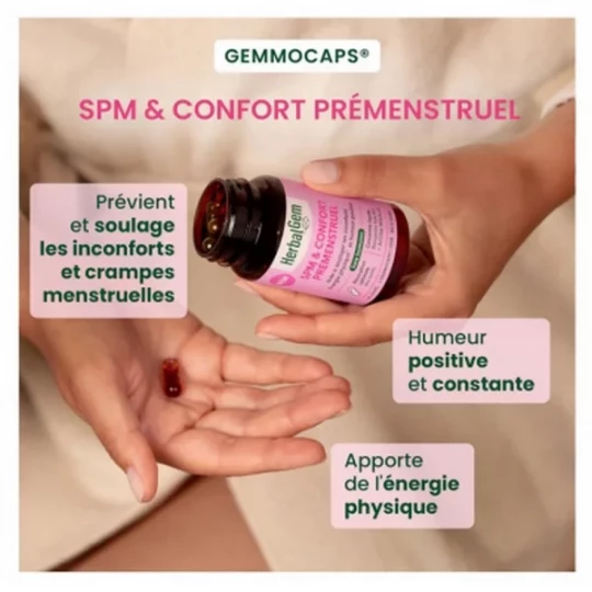 HerbalGem SPM & Confort Prémenstruel Bio Gélules x 30 - image 5