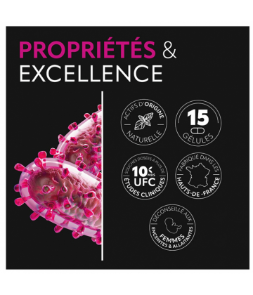 Herbesan ProBiotiques Flore Intestinale Gélules x 15