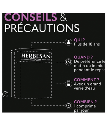 Herbesan Vision Santé des Yeux Comprimés x 60
