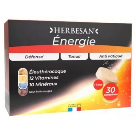 Herbesan Énergie Comprimés Effervescents x 30