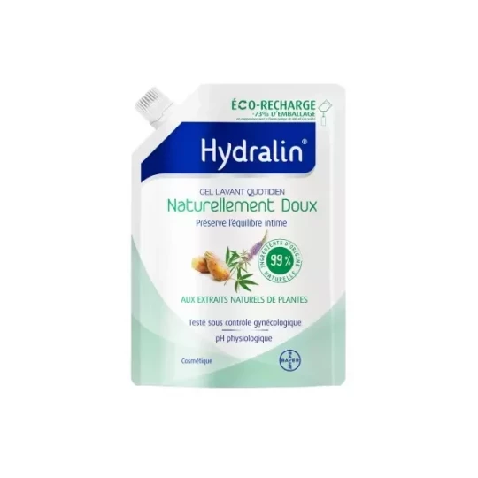 Hydralin Gel Lavant Quotidien Naturellement Doux Éco-Recharge 400 ml