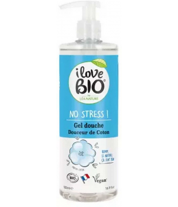 I Love Bio Gel Douche Douceur de Coton Bio 500 ml