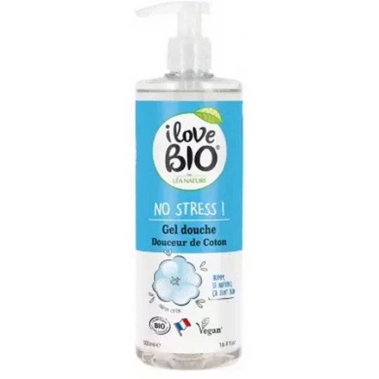 I Love Bio Gel Douche Douceur de Coton Bio 500 ml