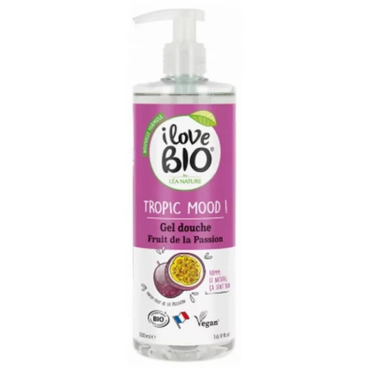 I Love Bio Gel Douche Fruit de la Passion Bio 500 ml