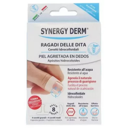 Incarose Synergy Derm Pansements Hydrocolloides Crevasses des Doigts x 8