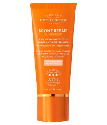 Institut Esthederm Bronz Repair Sunkissed Soin Hydra-Protecteur Teinté Anti-Rides Fermeté 50 ml