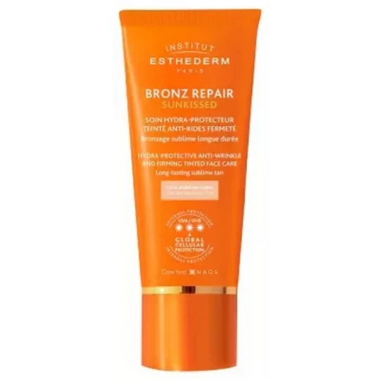 Institut Esthederm Bronz Repair Sunkissed Soin Hydra-Protecteur Teinté Anti-Rides Fermeté 50 ml