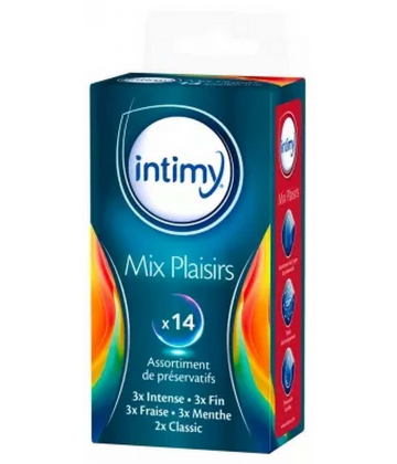 Intimy Mix Plaisirs Préservatifs x 14