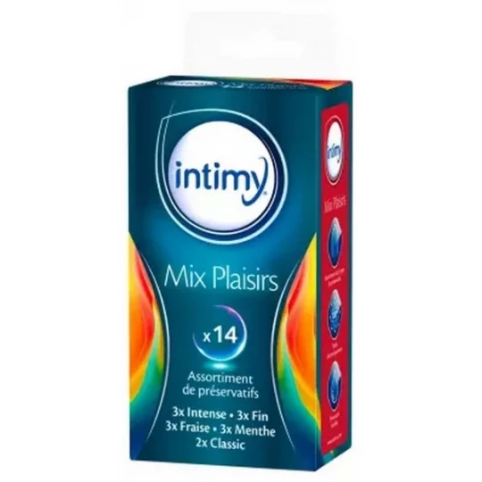 Intimy Mix Plaisirs Préservatifs x 14