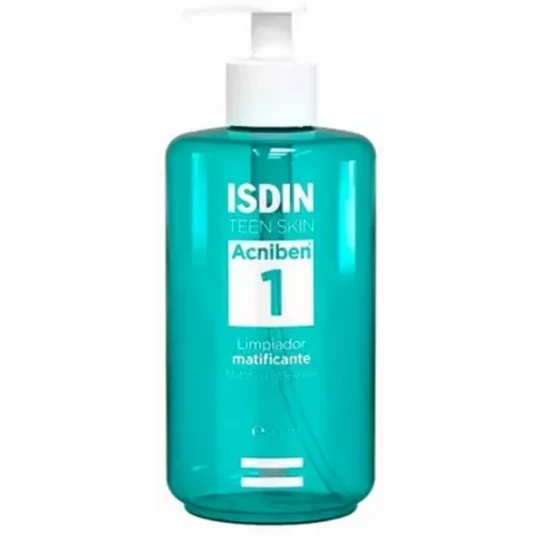 Isdin Acniben 1 Gel Nettoyant Matifiant 400 ml