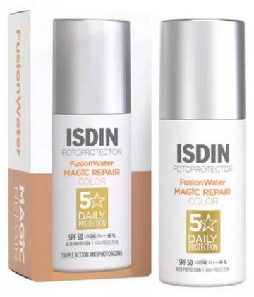 Isdin Fotoprotector Fusion Water Magic Repair Color Teinté SPF50 50 ml